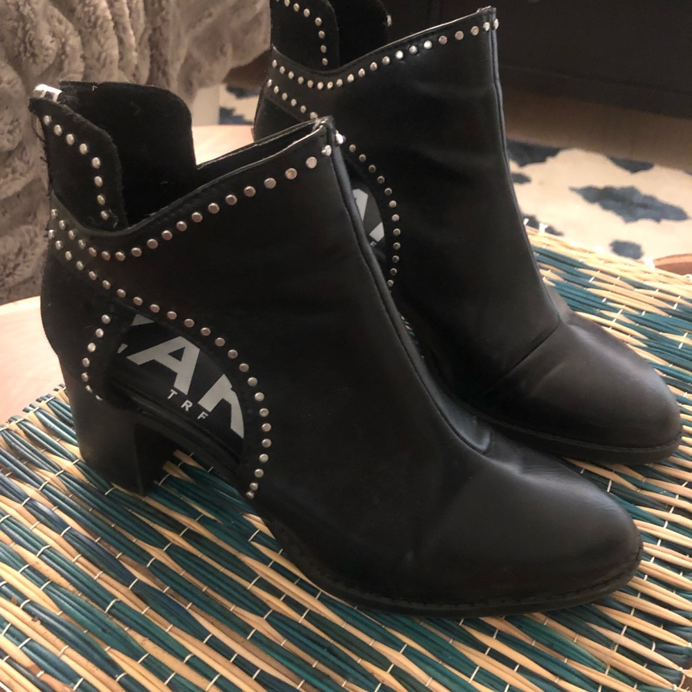 Zara studded booties. Size 7